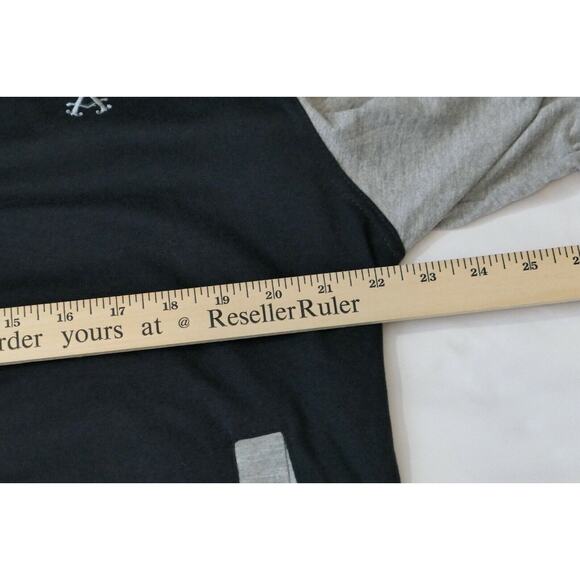 AKADEMIKS Vintage Men's Large Blue Grey Hip-Hop Scholar Sweater Vest Button-Up - Picture 8 of 12